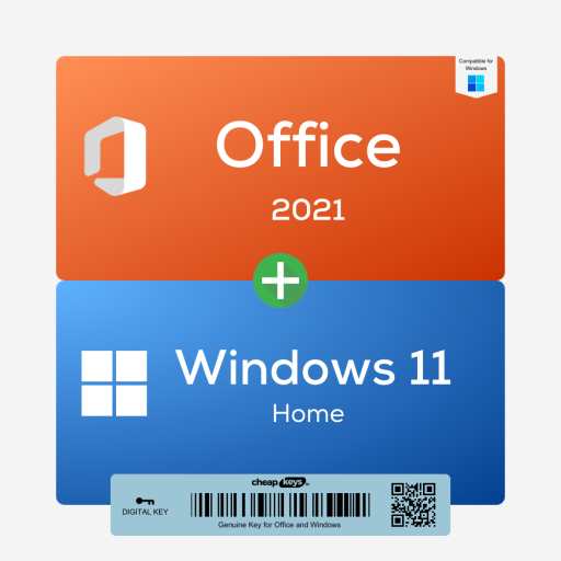 Office 2021 plus Windows 11 Home Key Bundle