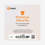 Avast Premium Security product key box