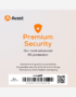 Avast Premium Security product key box