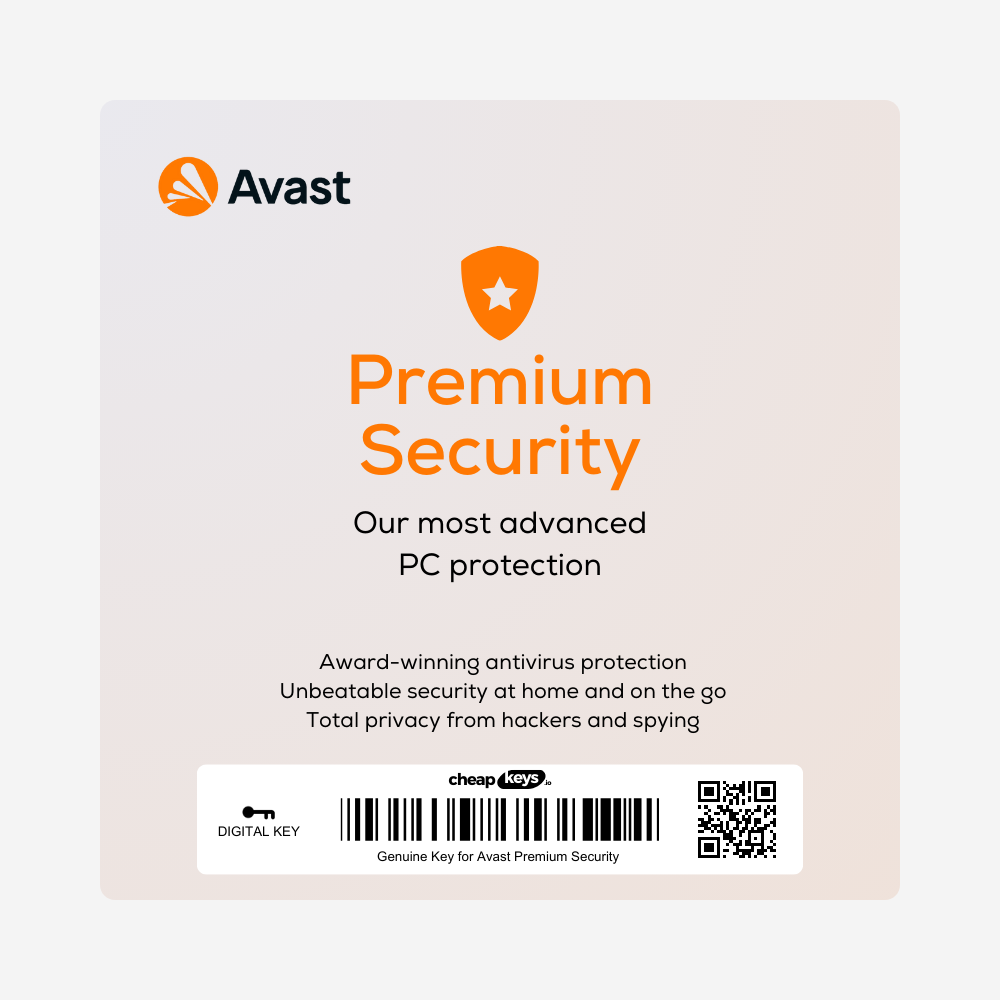 Avast Premium Security Avast Premium Security product key box