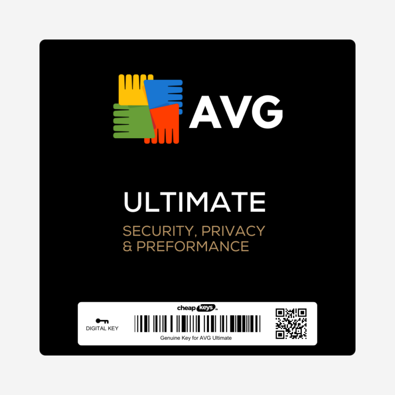 AVG Ultimate product key box