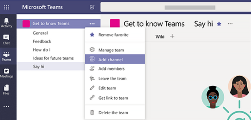 Teams and Channels in Microsoft Teams