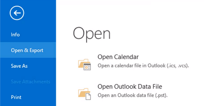 Repair Outlook Data Files