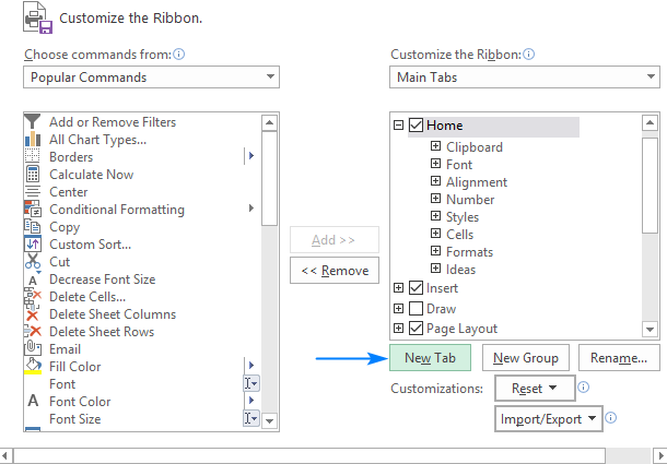 Customize the Appearance and Layout