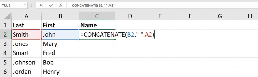 CONCATENATE Function