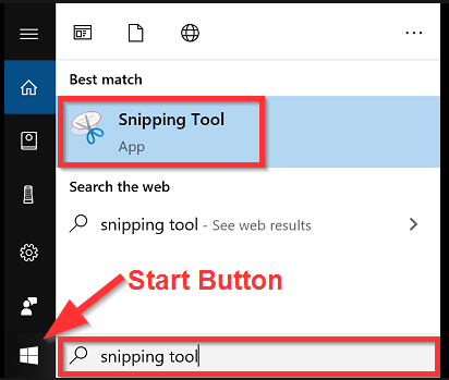 Windows Snipping Tool