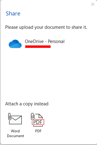 Share a document