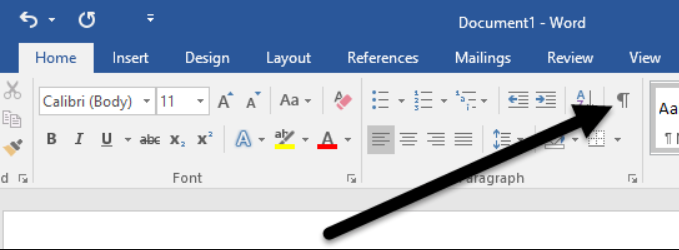 Remove a Section Break