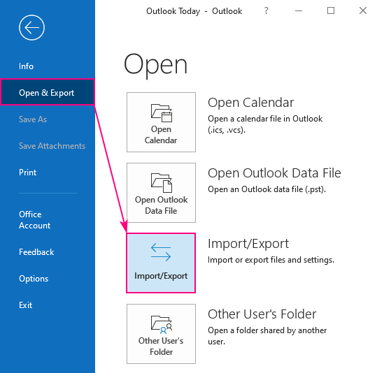 Export Contacts