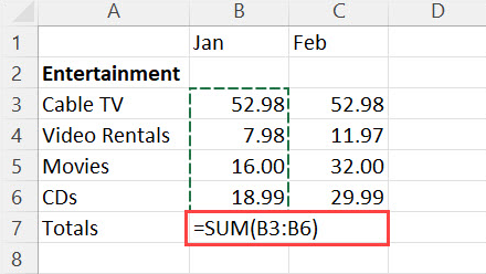 Basic Formula in Excel