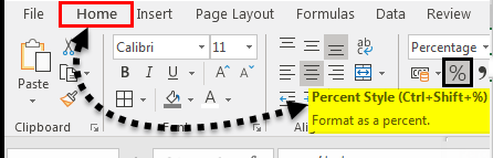 Cells as Percentages