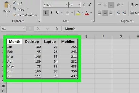 Excel Spreadsheet into Word