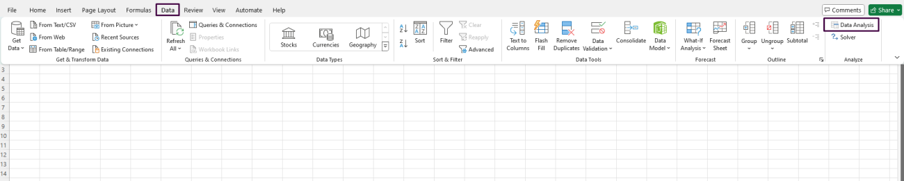 Histogram in Excel