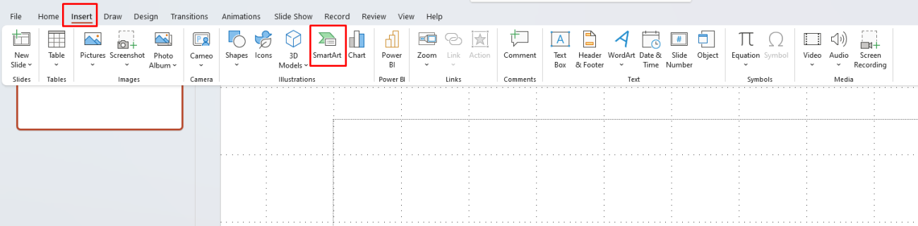 Organizational Chart in PowerPoint