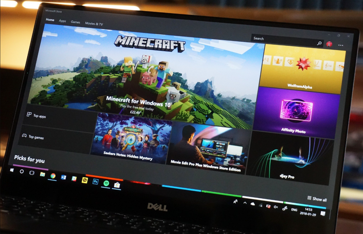Microsoft Store on Windows 10 Home