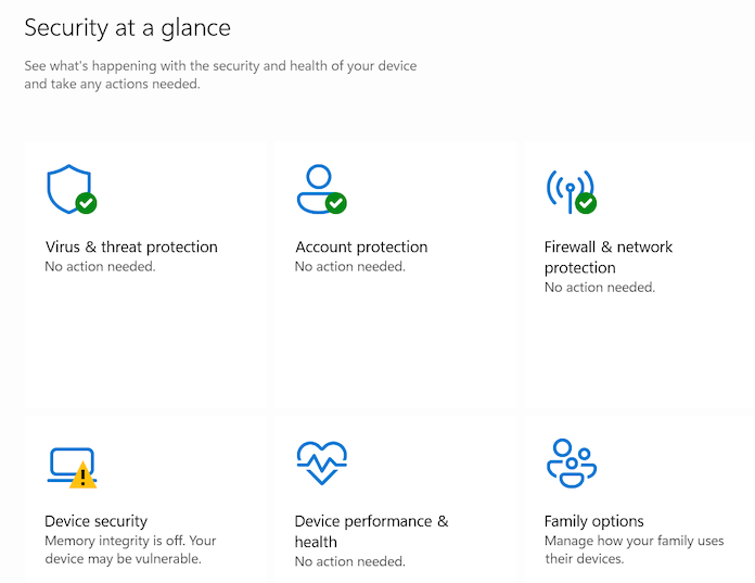 Security Features in Windows 10 Pro