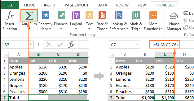 Excel Formulas