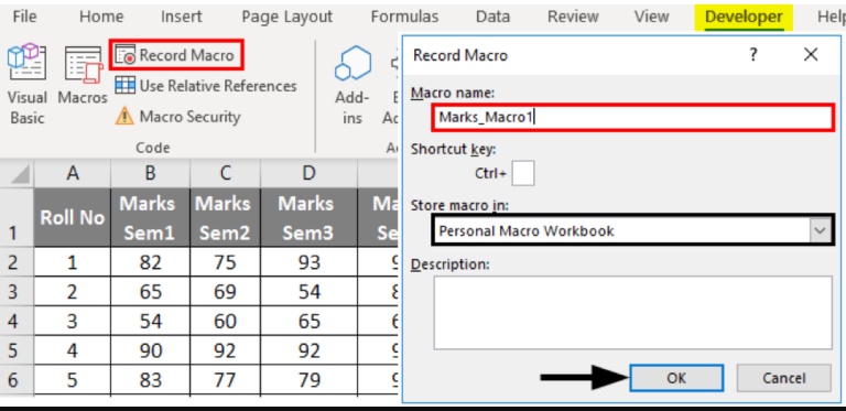 Macro to Automate Repetitive Tasks in Excel