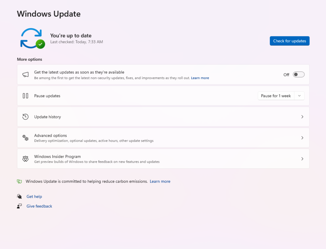 Windows Updates with Windows 11