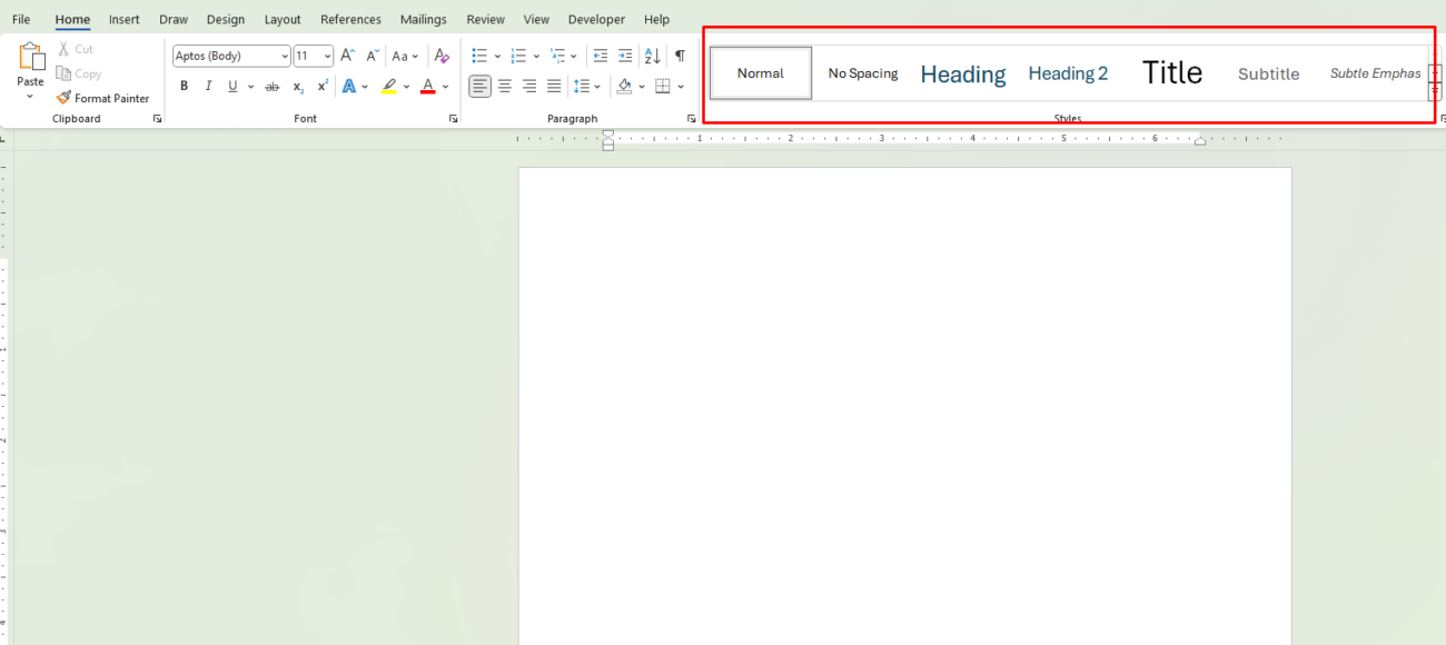 Saving Time with Styles in Microsoft Word