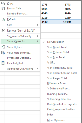 PivotTable Tricks