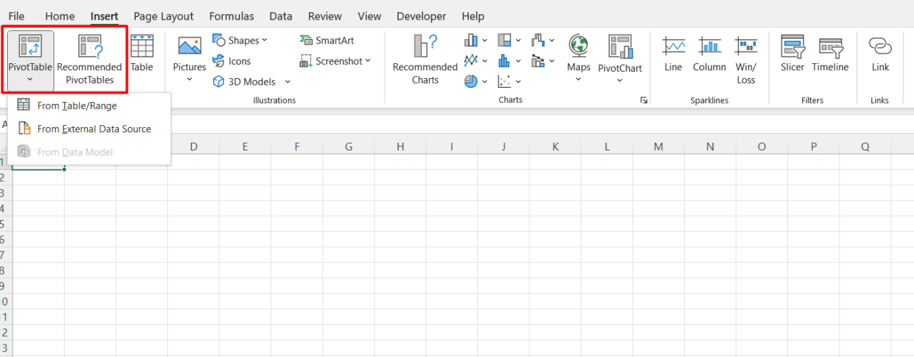 Excel PivotTables