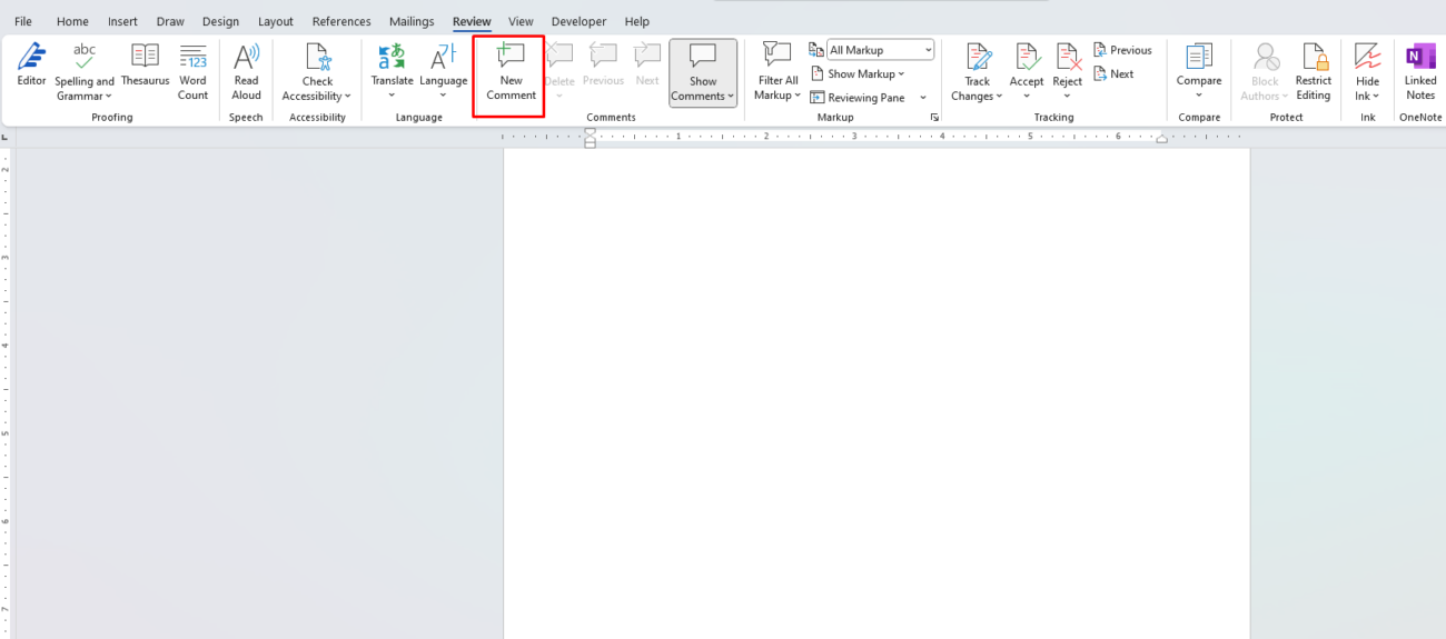 Comments and Revisions in Word