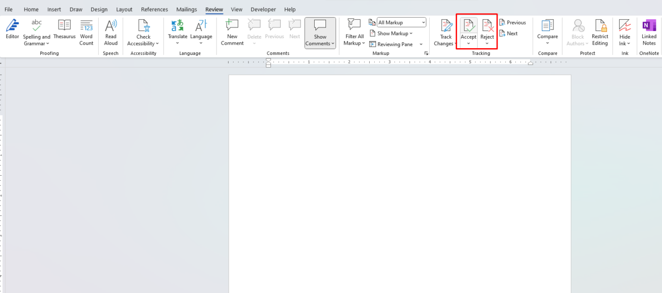 Comments and Revisions in Word