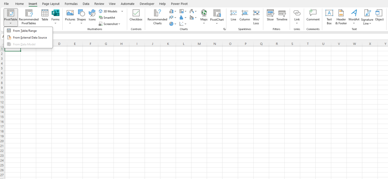 Excel Features