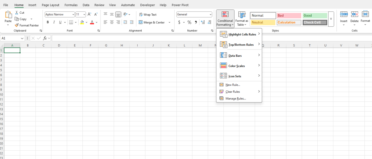 Excel Features