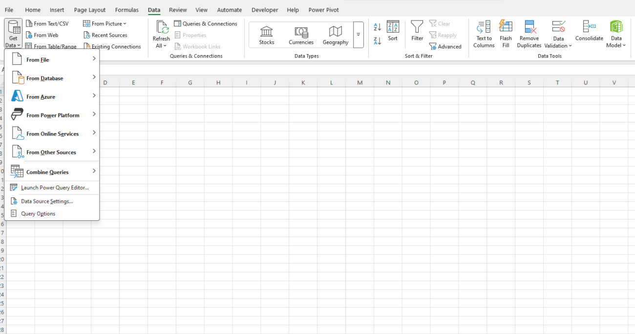 Excel Features