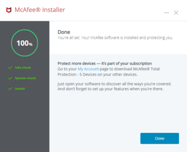 Mcafee Setup