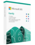 Microsoft 365 Family retail box, 1 to 6 people, 12-month subscription