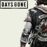 Days Gone cover art: a rugged biker seen from behind, wearing a distressed jacket with patches on a pale background.